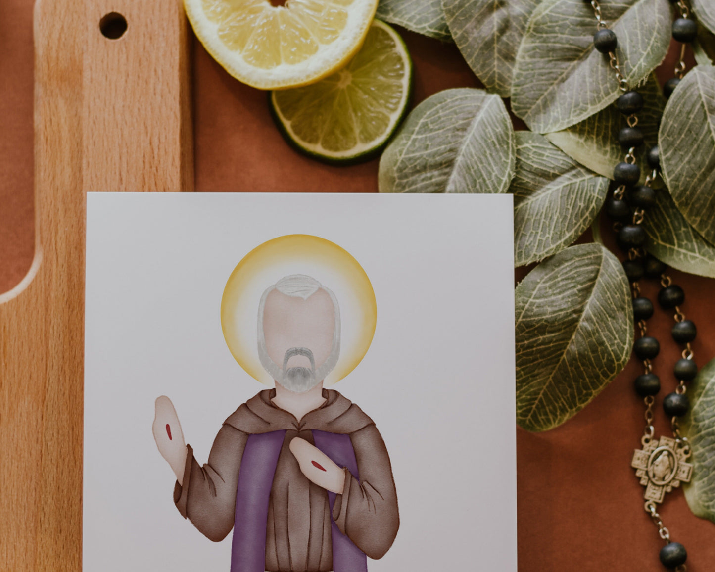 Padre Pio | Saint Card | Saint Print | Catholic Gift