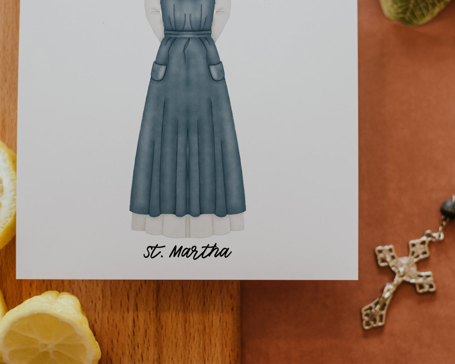 Saint Martha | Saint Print | Saint Card | Catholic Gift