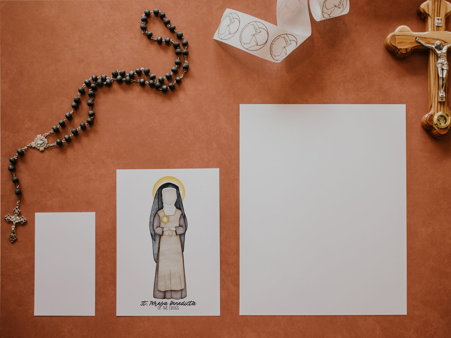Saint Teresa Benedicta of the Cross | Saint Print | Saint Card | Catholic Gift