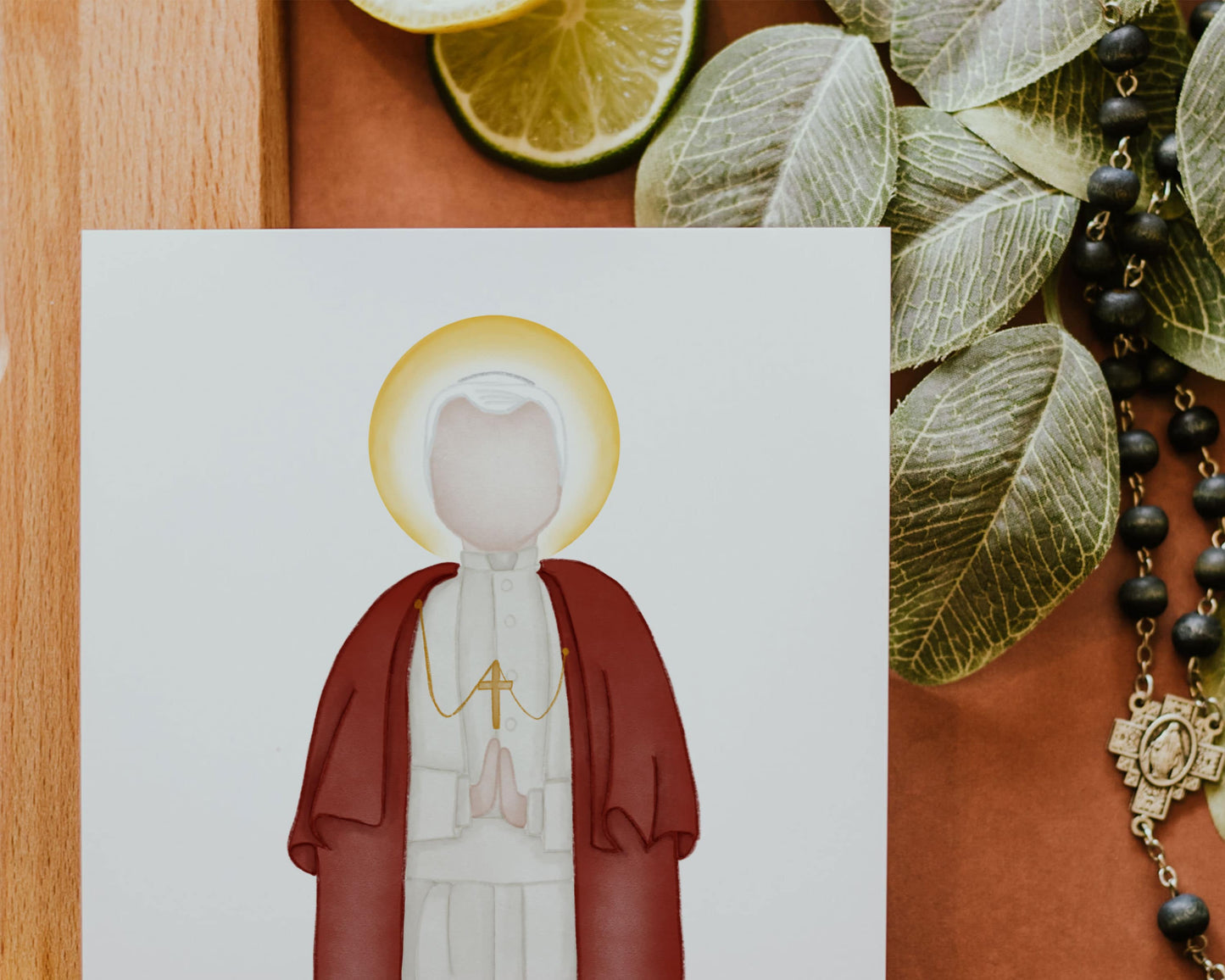 Saint John Paul II | Saint Card | Saint Print | Catholic Gift