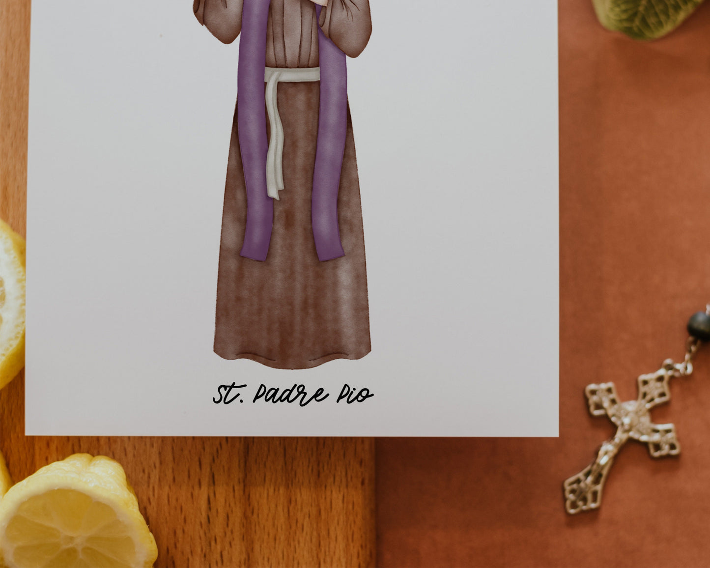 Padre Pio | Saint Card | Saint Print | Catholic Gift