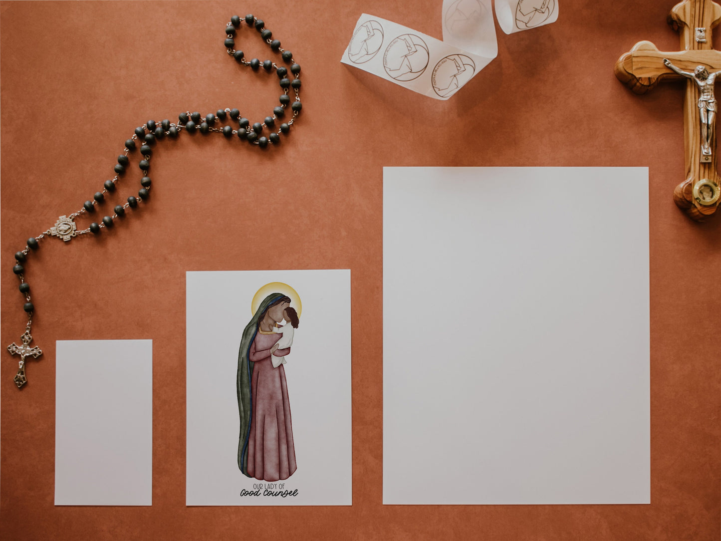 Our Lady of Good Counsel | Saint Card | Saint Print | Catholic Gift