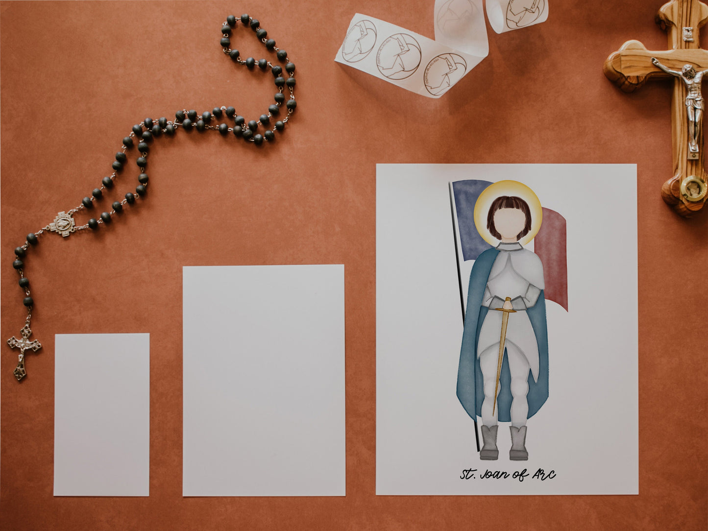 Saint Joan of Arc | Saint Card | Saint Print | Catholic Gift