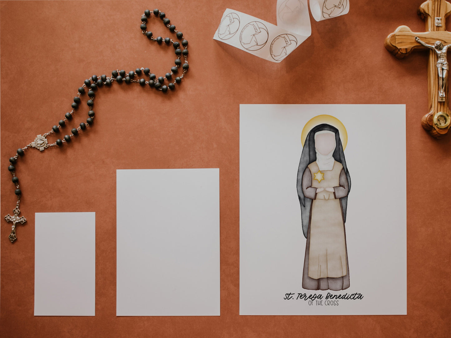 Saint Teresa Benedicta of the Cross | Saint Print | Saint Card | Catholic Gift