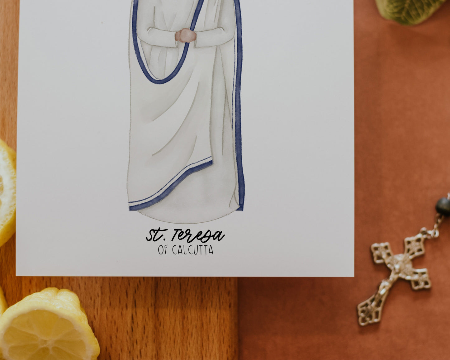Saint Teresa of Calcutta | Mother Teresa | Saint Card | Saint Print | Catholic Gift