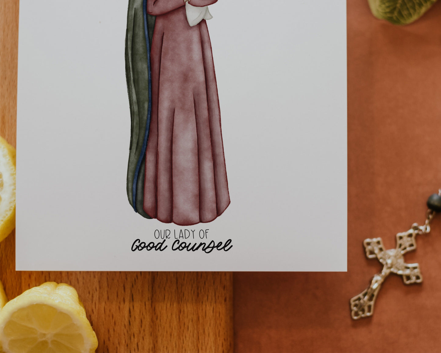 Our Lady of Good Counsel | Saint Card | Saint Print | Catholic Gift
