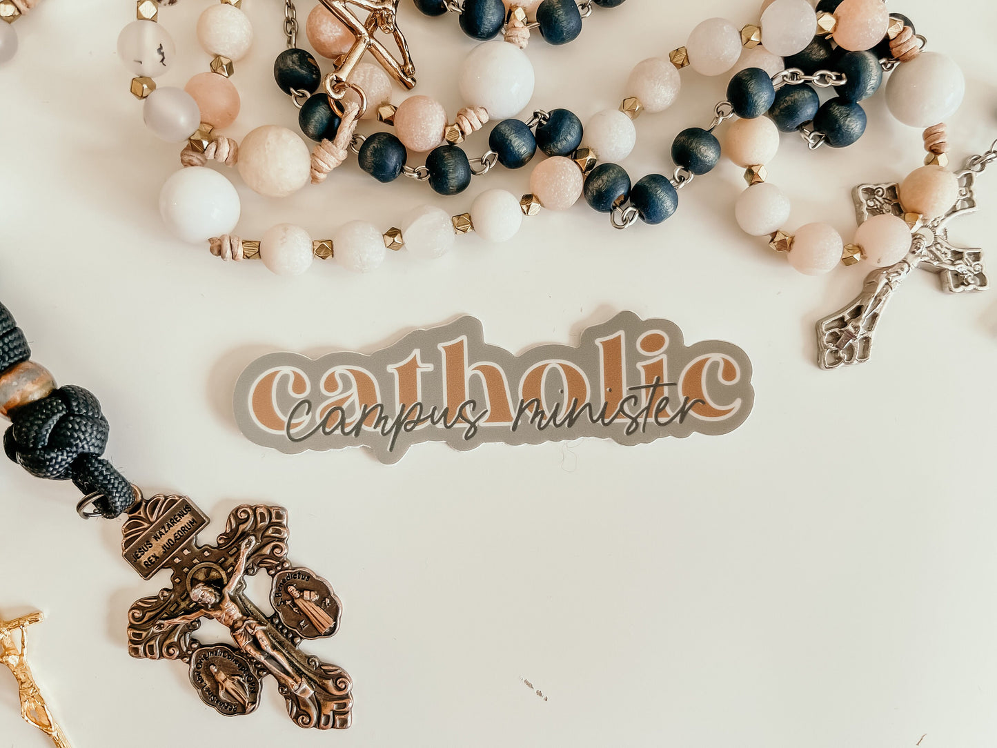 Campus Minister Sticker // Catholic Sticker // Catholic Decal// Catholic Gift