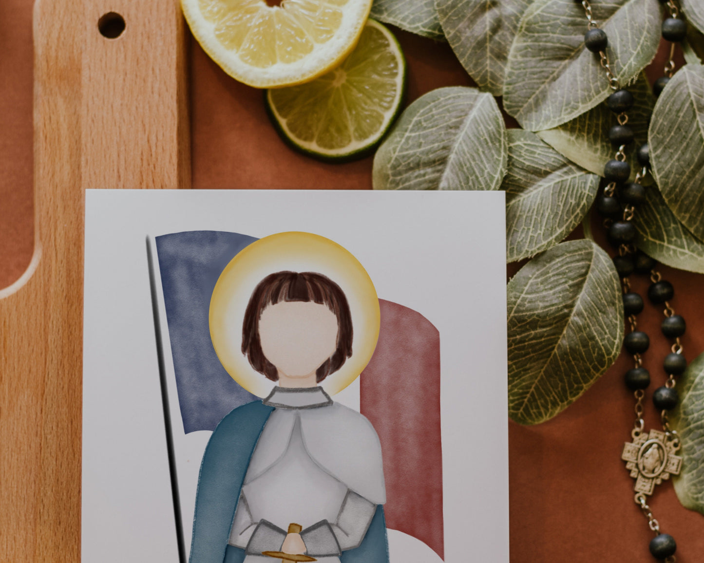 Saint Joan of Arc | Saint Card | Saint Print | Catholic Gift