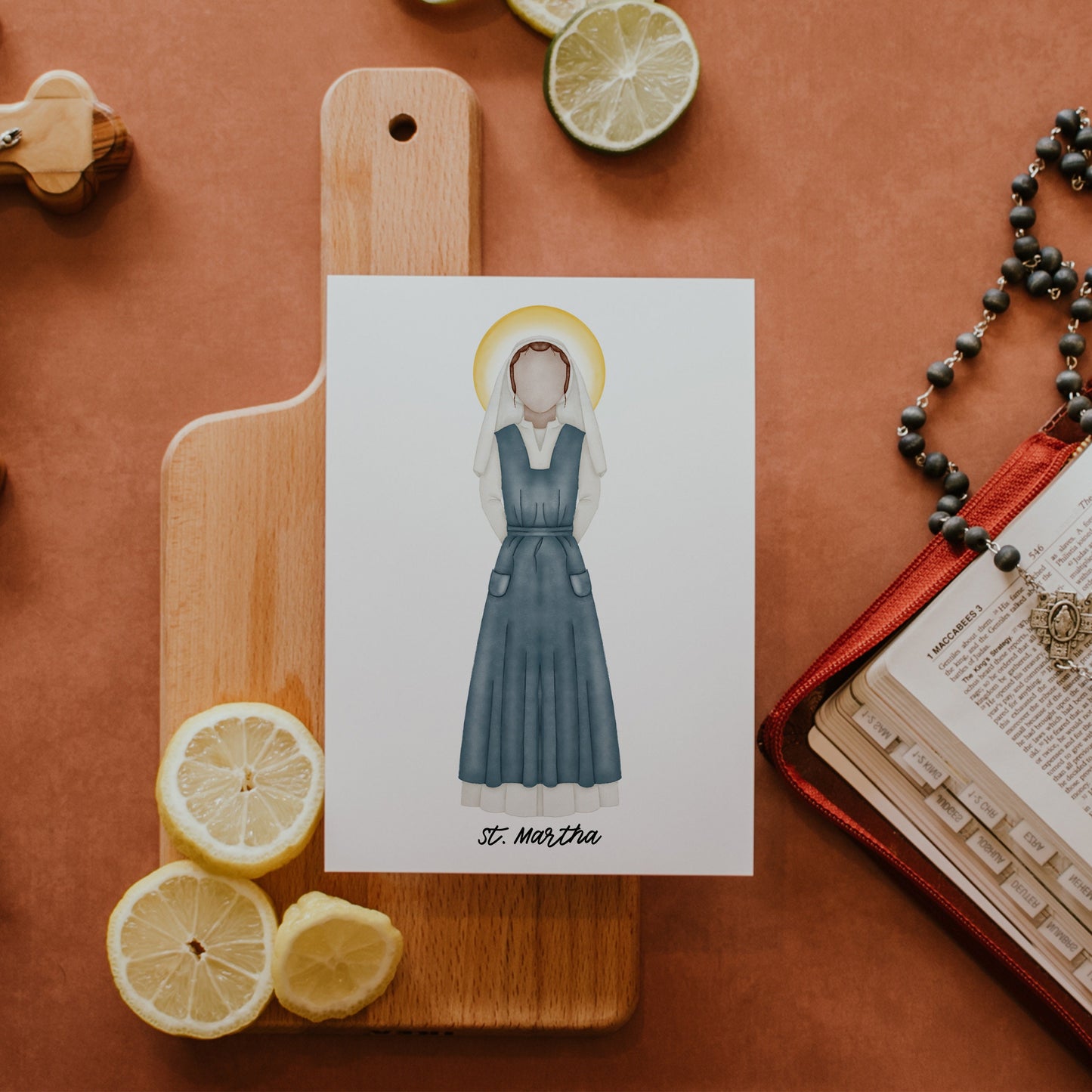 Saint Martha | Saint Print | Saint Card | Catholic Gift