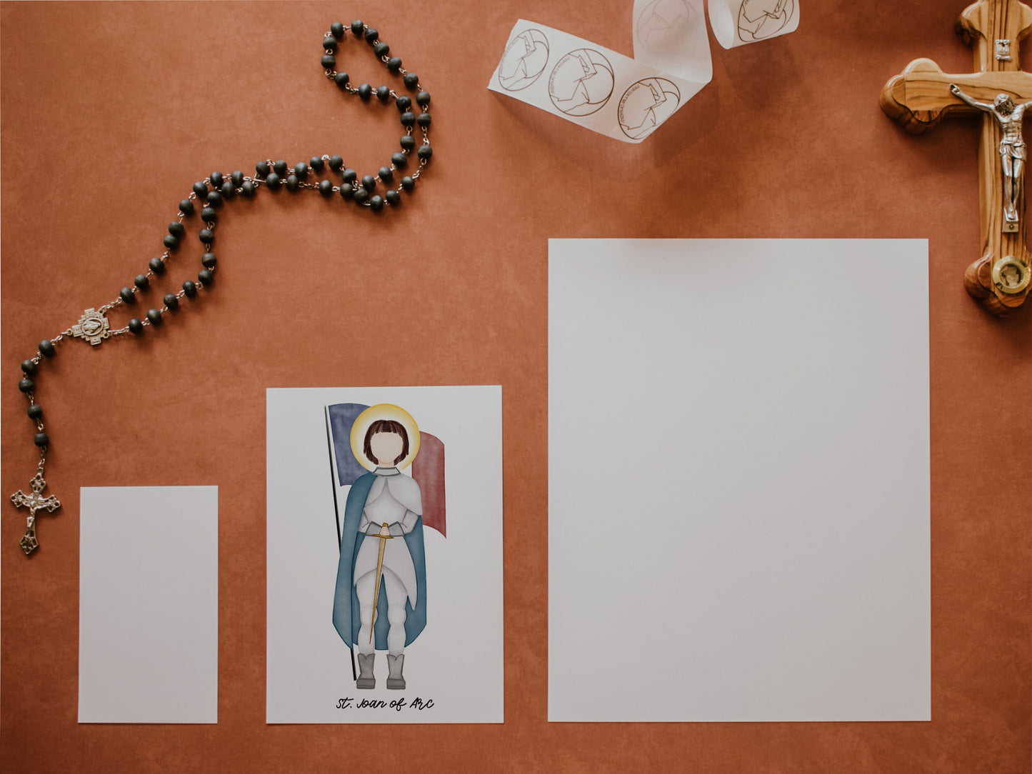 Saint Joan of Arc | Saint Card | Saint Print | Catholic Gift