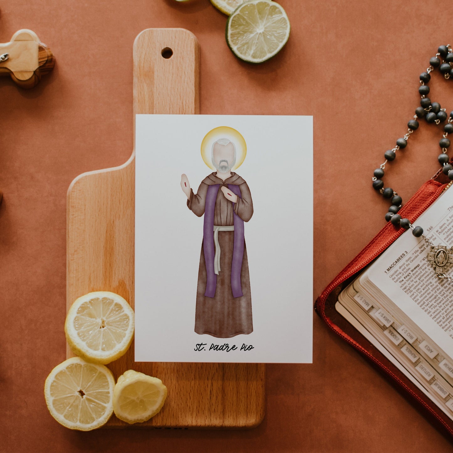 Padre Pio | Saint Card | Saint Print | Catholic Gift